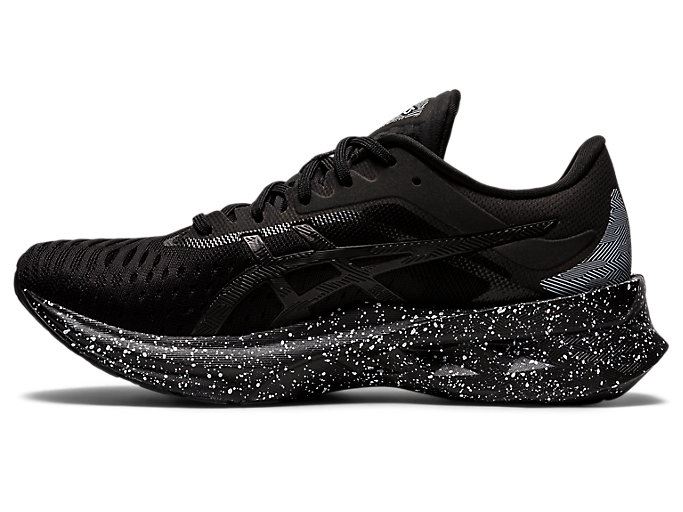 Black / Black Asics NOVABLAST Women's Running Shoes | FCRH0590