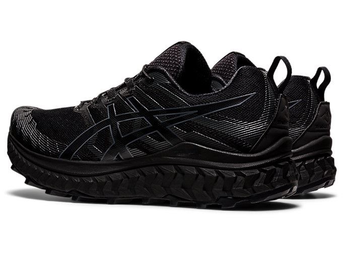 Black / Black Asics TRABUCO MAX Men's Trail Running Shoes | PENE9985