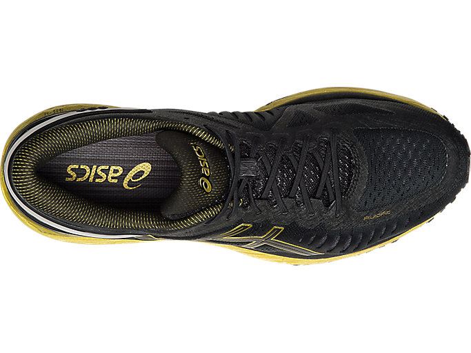 Black / Black / Gold Asics Metarun Men's Running Shoes | XRZQ1861