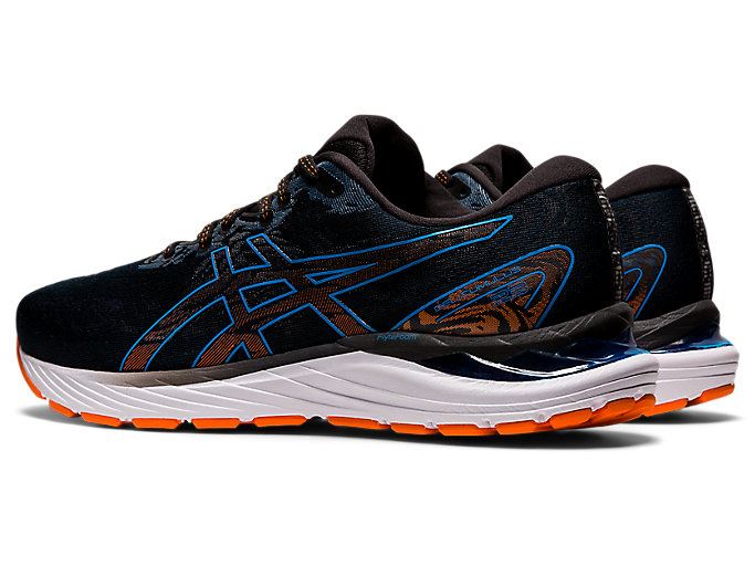 Black / Blue Asics GEL-CUMULUS 23 (2E) Men's Running Shoes | KUTH3347