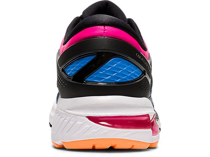 Black / Blue Asics GEL-KAYANO 26 Women's Running Shoes | UKXB0176