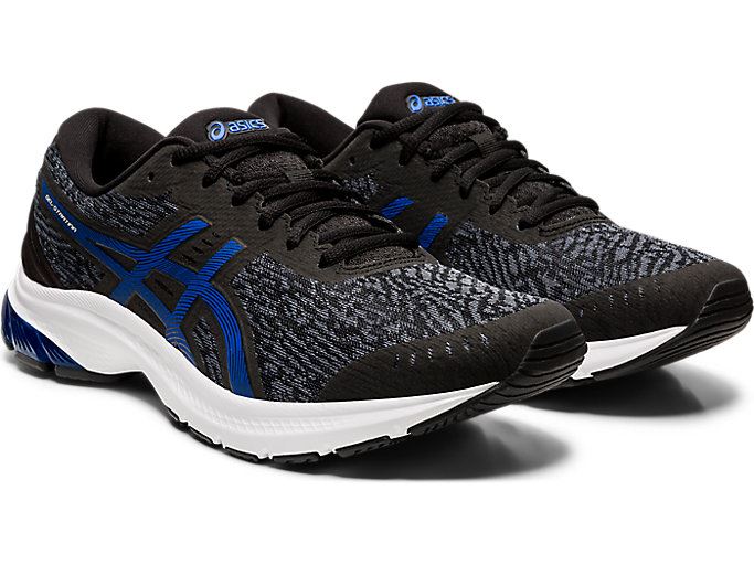 Black / Blue Asics GEL-KUMO LYTE Men's Running Shoes | OWSZ4531