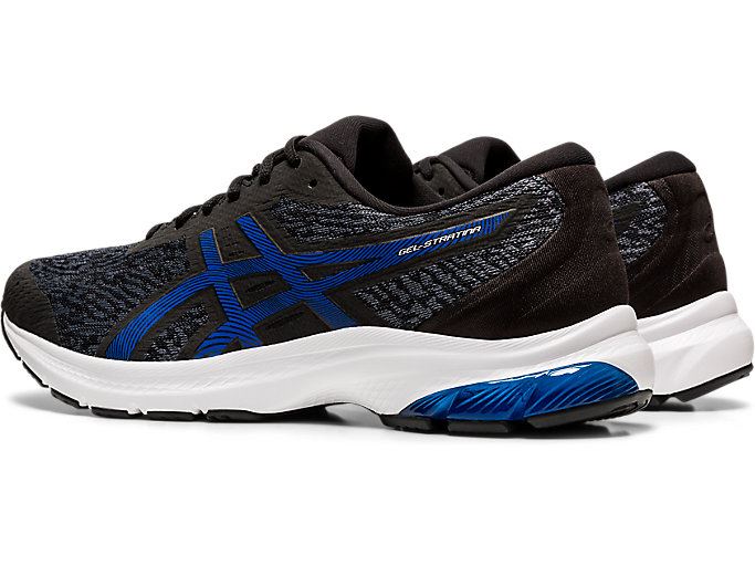 Black / Blue Asics GEL-KUMO LYTE Men's Running Shoes | OWSZ4531