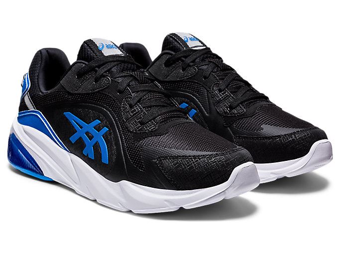 Black / Blue Asics GEL-MIQRUM Men's Sneakers | MPHS0252