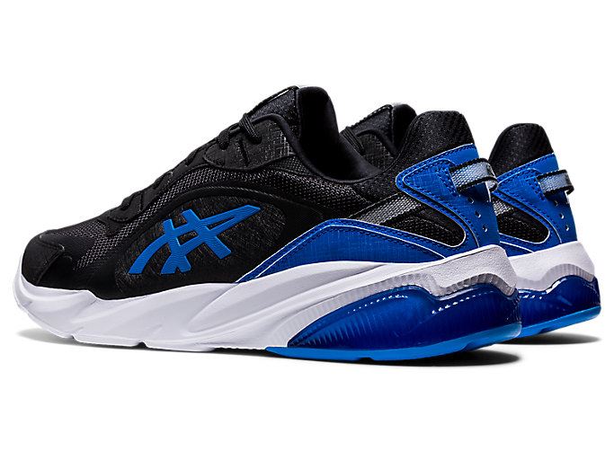 Black / Blue Asics GEL-MIQRUM Men's Sneakers | MPHS0252