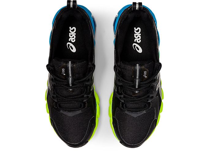 Black / Blue Asics GEL-QUANTUM 180 6 GS Kids' Sneakers | OCHN3167