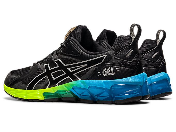 Black / Blue Asics GEL-QUANTUM 180 Men's Sneakers | GMYF6606