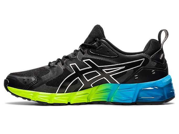 Black / Blue Asics GEL-QUANTUM 180 Men's Sneakers | GMYF6606