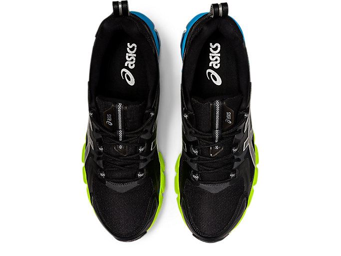 Black / Blue Asics GEL-QUANTUM 180 Men's Sneakers | GMYF6606