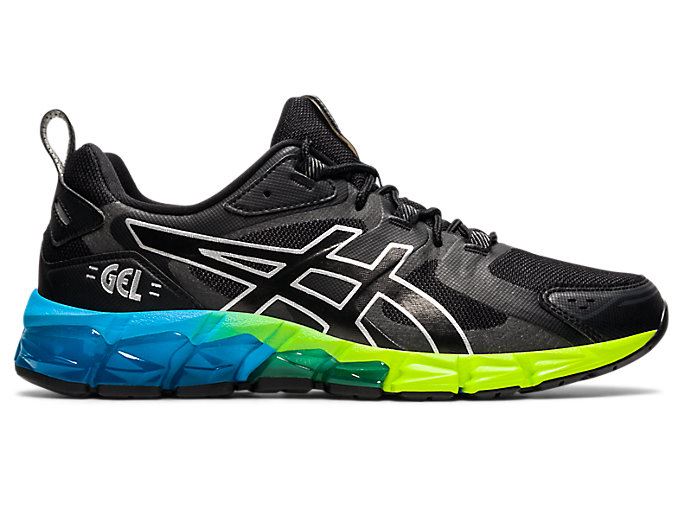 Black / Blue Asics GEL-QUANTUM 180 Men's Sneakers | GMYF6606