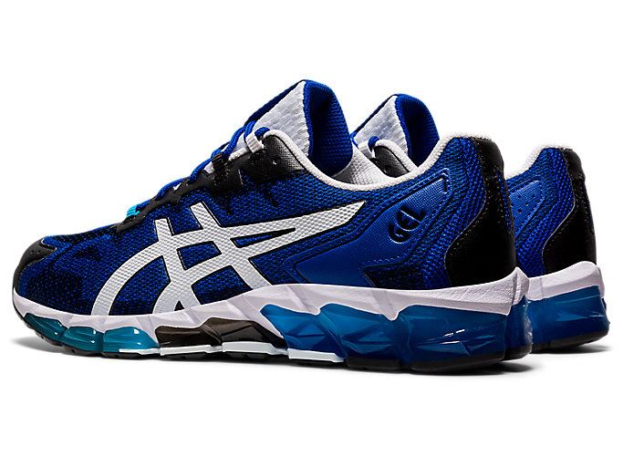 Black / Blue Asics GEL-QUANTUM 360 6 Men's Sneakers | MPDL7459