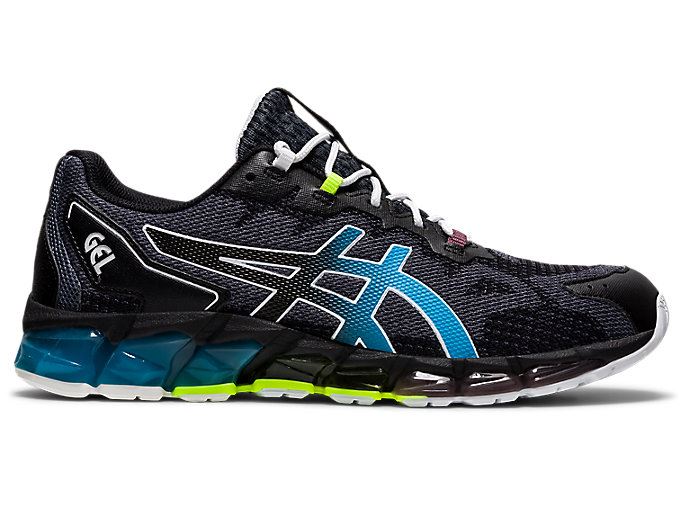 Black / Blue Asics GEL-QUANTUM 360 6 Men\'s Sneakers | TWQJ5702