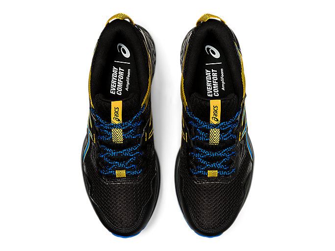 Black / Blue Asics GEL-SONOMA 5 G-TX Men's Trail Running Shoes | FQRK8048