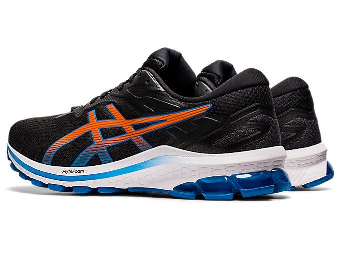 Black / Blue Asics GT-1000 10 Men's Running Shoes | VSYX3303