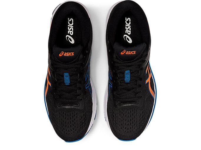 Black / Blue Asics GT-1000 10 Men's Running Shoes | VSYX3303