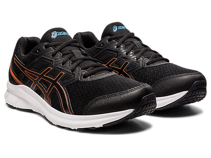 Black / Blue Asics JOLT 3 (4E) Men's Running Shoes | ZYMF5287