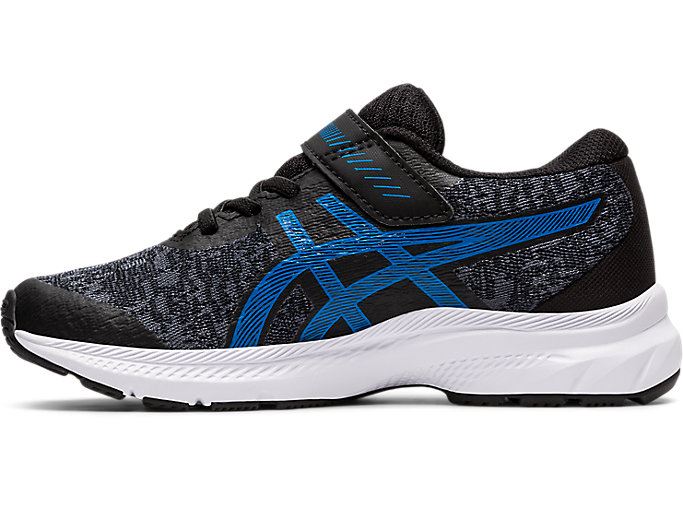 Black / Blue Asics PRE KUMO LYTE PS Kids' Sneakers | MIOO3512