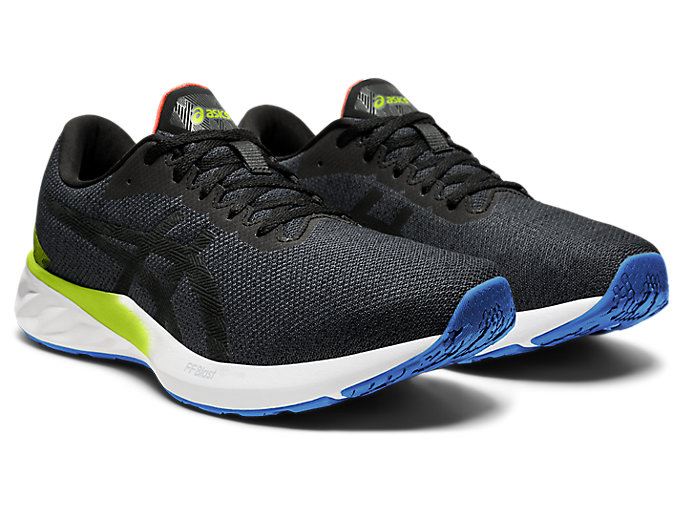 Black / Blue Asics ROADBLAST Men's Running Shoes | NAIR0455