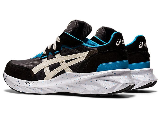 Black / Blue Asics TARTHER BLAST Women's Sneakers | KEOG1679