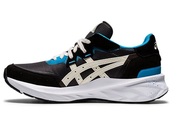 Black / Blue Asics TARTHER BLAST Women's Sneakers | KEOG1679