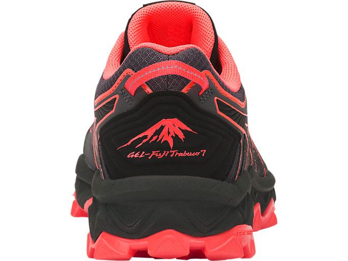 Black / Coral Asics GEL-FUJITRABUCO 7 Women's Trail Running Shoes | TVPL3784