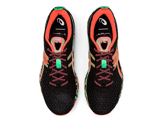 Black / Coral Asics GEL-NOOSA TRI 12 Men's Running Shoes | TNOC9135