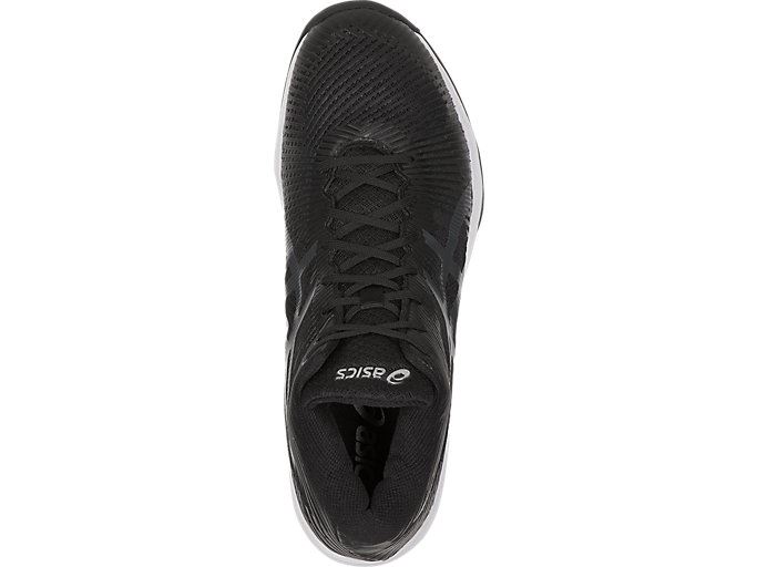 Black / Dark Grey / White Asics Volley Elite FF MT Men's Volleyball Shoes | HSME8716