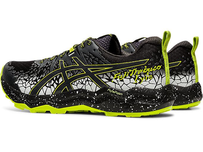 Black / Deep Grey Asics FujiTrabuco Lyte Men's Trail Running Shoes | RCFT1982