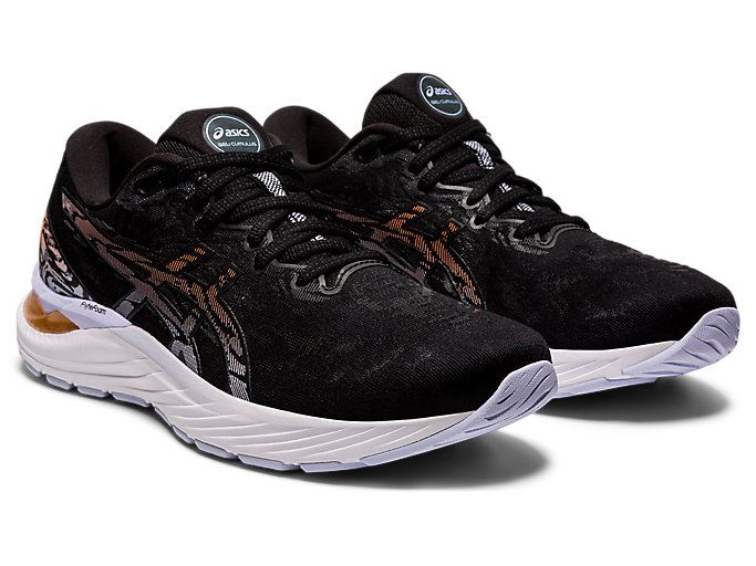 Black / Deep Grey Asics GEL-CUMULUS 23 (D) Women's Running Shoes | OAHM6183