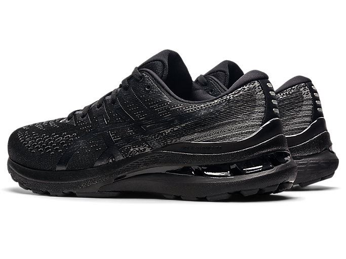 Black / Deep Grey Asics GEL-KAYANO 28 Men's Running Shoes | CVIM1560