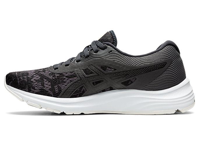 Black / Deep Grey Asics GEL-PULSE 12 Women's Running Shoes | ZQFK5316