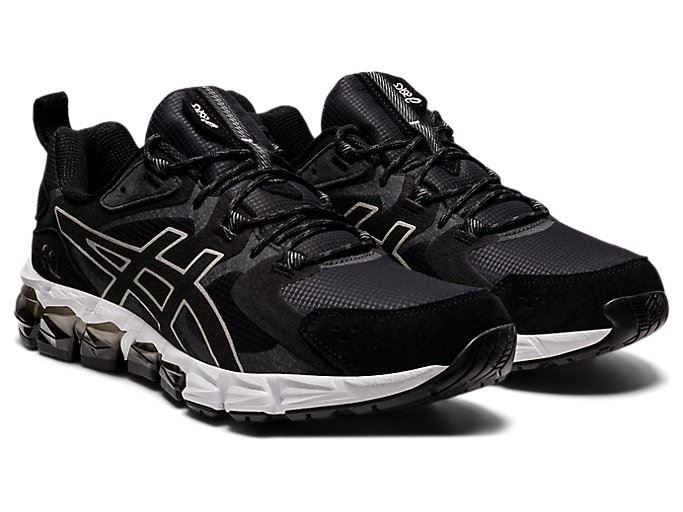 Black / Deep Grey Asics GEL-QUANTUM 180 Men's Sneakers | ZUIT3007