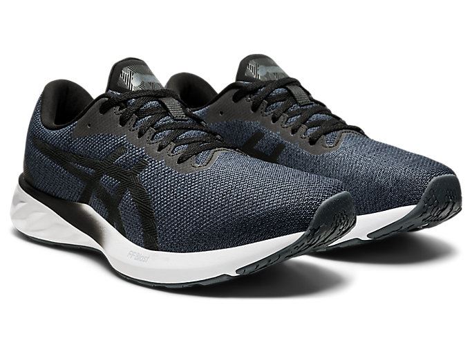 Black / Deep Grey Asics ROADBLAST Men's Running Shoes | VGPK0827