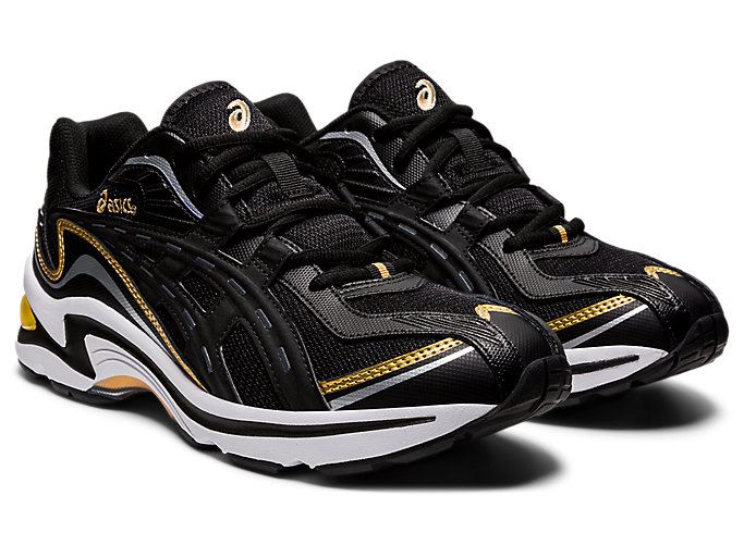 Black / Gold Asics GEL-PRELEUS Men's Sneakers | RBCX3848