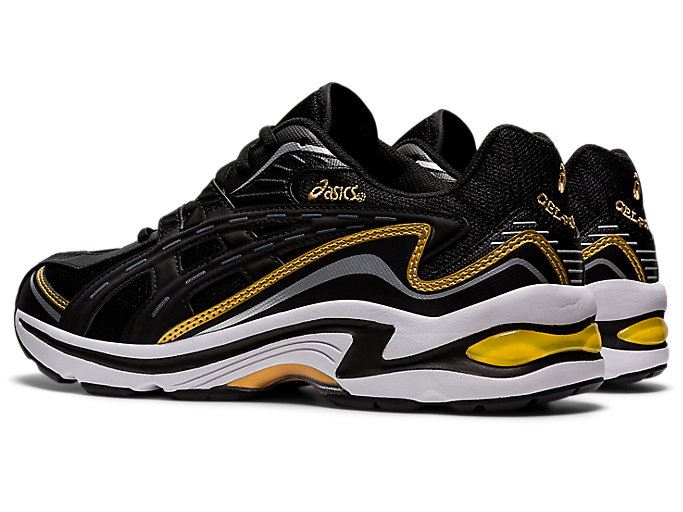 Black / Gold Asics GEL-PRELEUS Men's Sneakers | RBCX3848