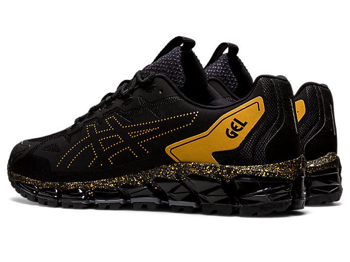 Black / Gold Asics GEL-QUANTUM 360 6 Men's Sneakers | TVED8271