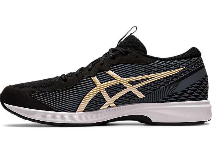 Black / Gold Asics LYTERACER 2 Men's Running Shoes | UKDP2578