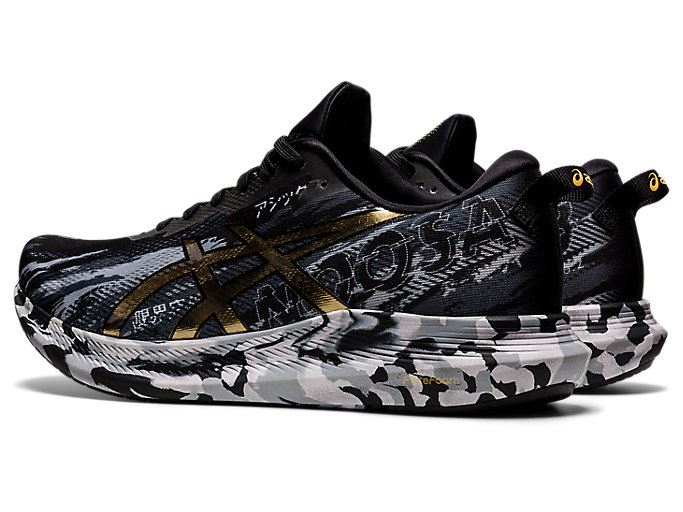 Black / Gold Asics NOOSA TRI 13 Men's Running Shoes | SCSY2140