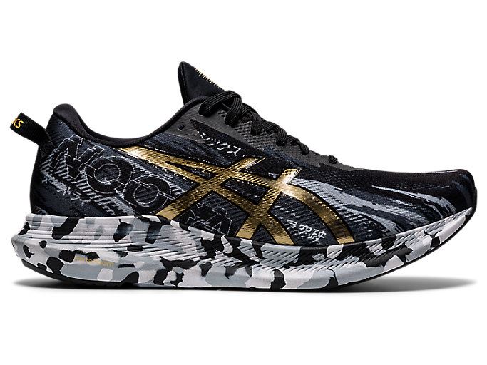 Black / Gold Asics NOOSA TRI 13 Men\'s Running Shoes | SCSY2140