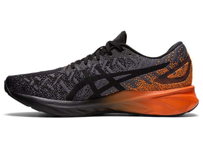 Black / Gold Orange Asics DYNABLAST Men's Running Shoes | SWEU2754