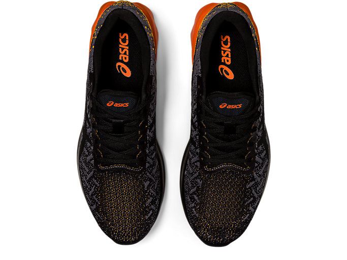 Black / Gold Orange Asics DYNABLAST Men's Running Shoes | SWEU2754