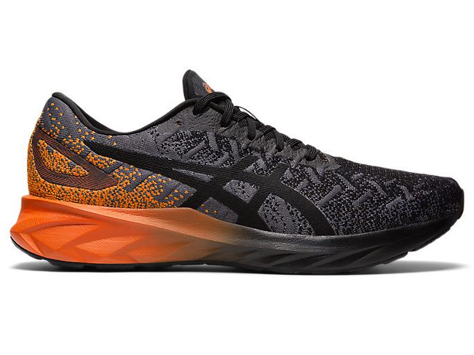 Black / Gold Orange Asics DYNABLAST Men\'s Running Shoes | SWEU2754