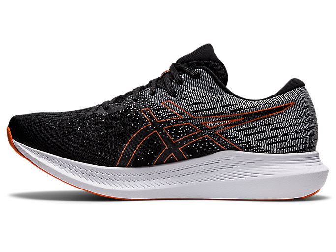 Black / Gold Orange Asics EVORIDE 2 Men's Running Shoes | WKJS7312