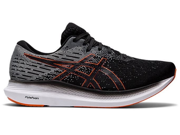 Black / Gold Orange Asics EVORIDE 2 Men\'s Running Shoes | WKJS7312