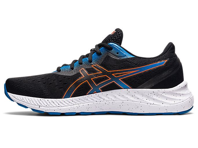 Black / Gold Orange Asics GEL-EXCITE 8 Men's Running Shoes | PCSF3370