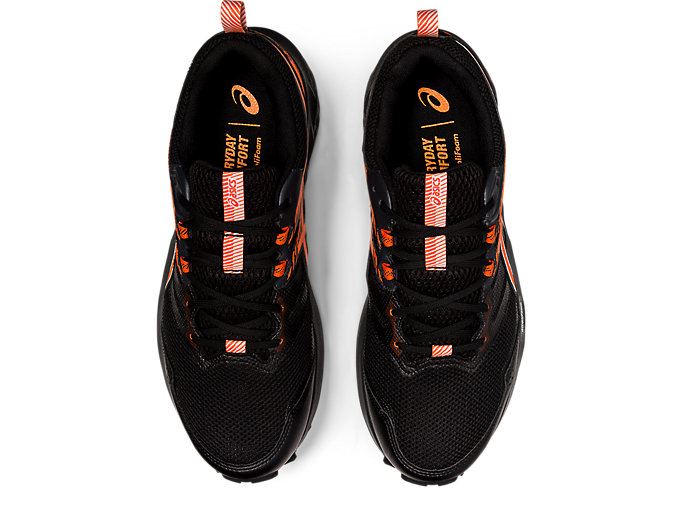 Black / Gold Orange Asics GEL-SONOMA 6 G-TX Men's Trail Running Shoes | FDZW1078