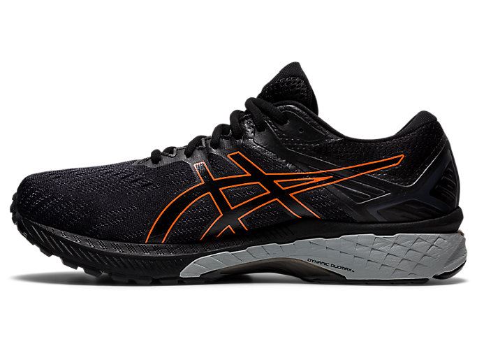 Black / Gold Orange Asics GT-2000 9 G-TX Men's Running Shoes | QYPR4137