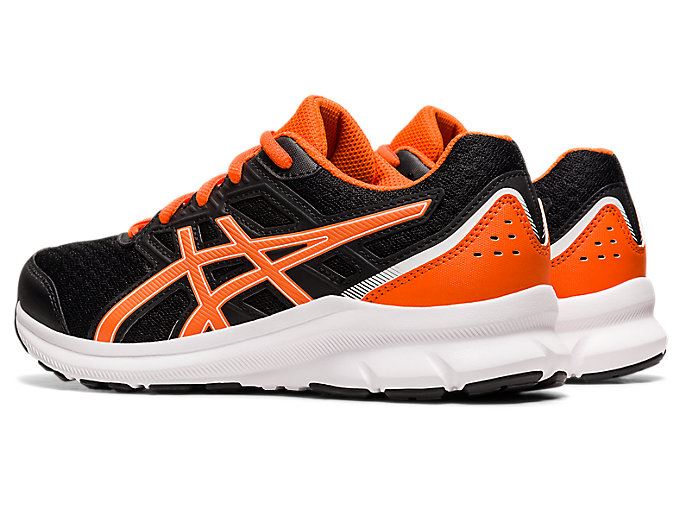 Black / Gold Orange Asics JOLT 3 GS Kids' Sneakers | LIDK0903