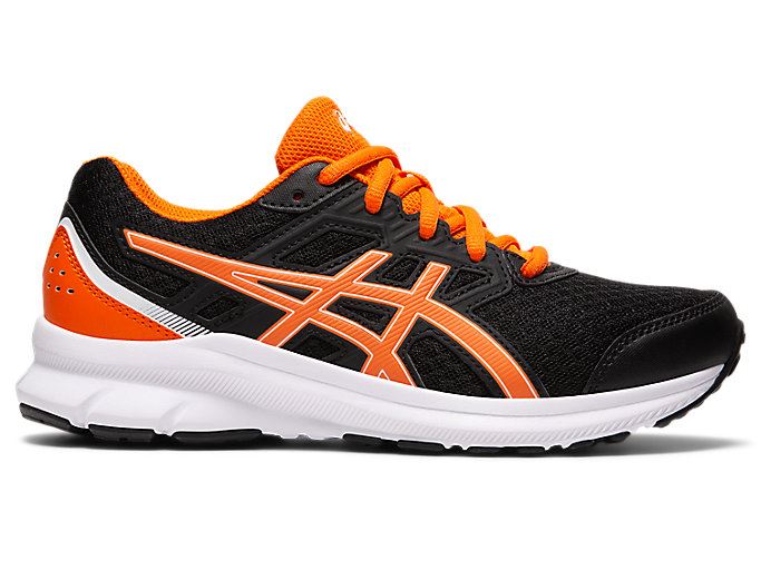 Black / Gold Orange Asics JOLT 3 GS Kids' Sneakers | LIDK0903