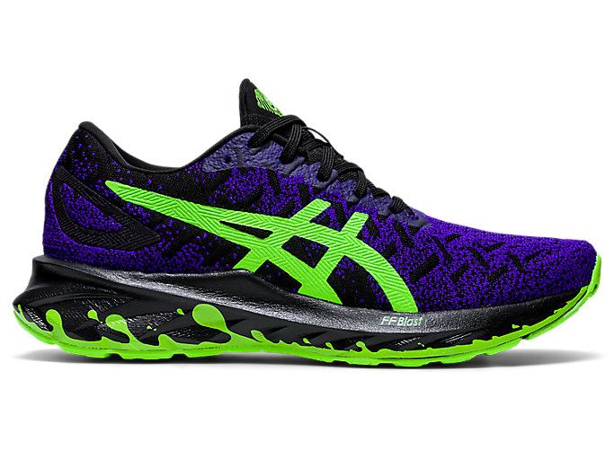 Black / Green Asics DYNABLAST Women's Running Shoes | ADKJ8826